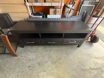 ~~Entertainment Stand-Black- 75” tvs