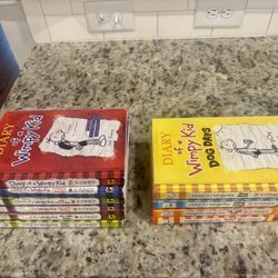 Diary of a Wimpy Kid: Series of 10 Books, Hardcover and Paperback 