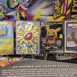 Pokemon Fan-Made Cards Lot Of 4