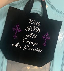 ~Faith Tote bag~ Custom made to order!