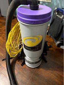 Back pack vacuum