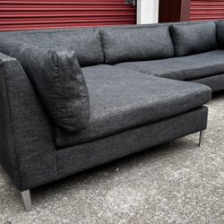 *FREE DELIVERY* Cb2 Downfilled Sectional 