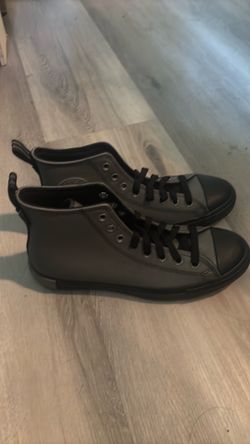 Black High-Top Sneakers