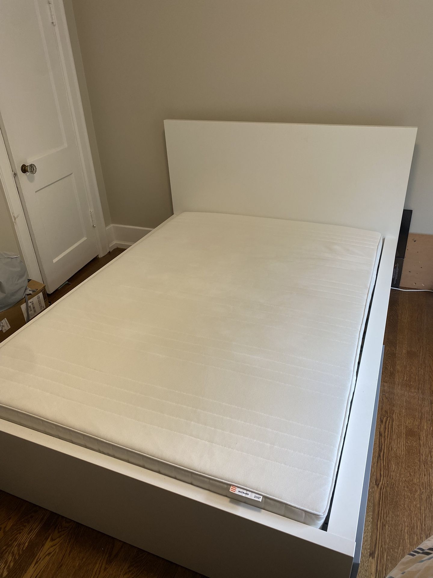 IKEA Malm Bed Frame (Full) With Drawers.