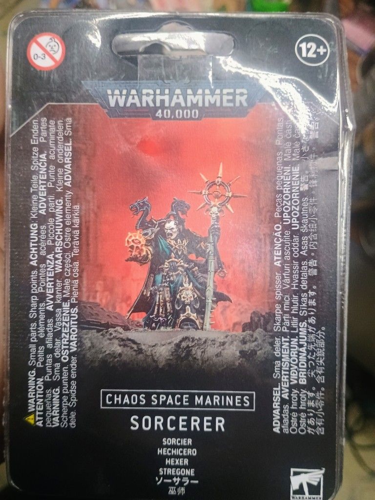 Warhammer 40k Chaos Space Marine Sorcerer