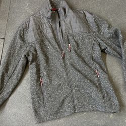 Mens Stoic sz XL fleece zip up jacket 