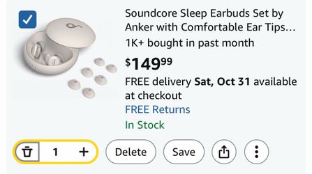 Soundcore Sleep Earbuds by Anker