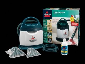 Bissell Little Green Portable Carpet & Upholstery Cleaner (Model 1720-1).
