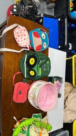 Five bags for kids to play with