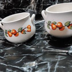 Vintage Pair Of Soup Bowls