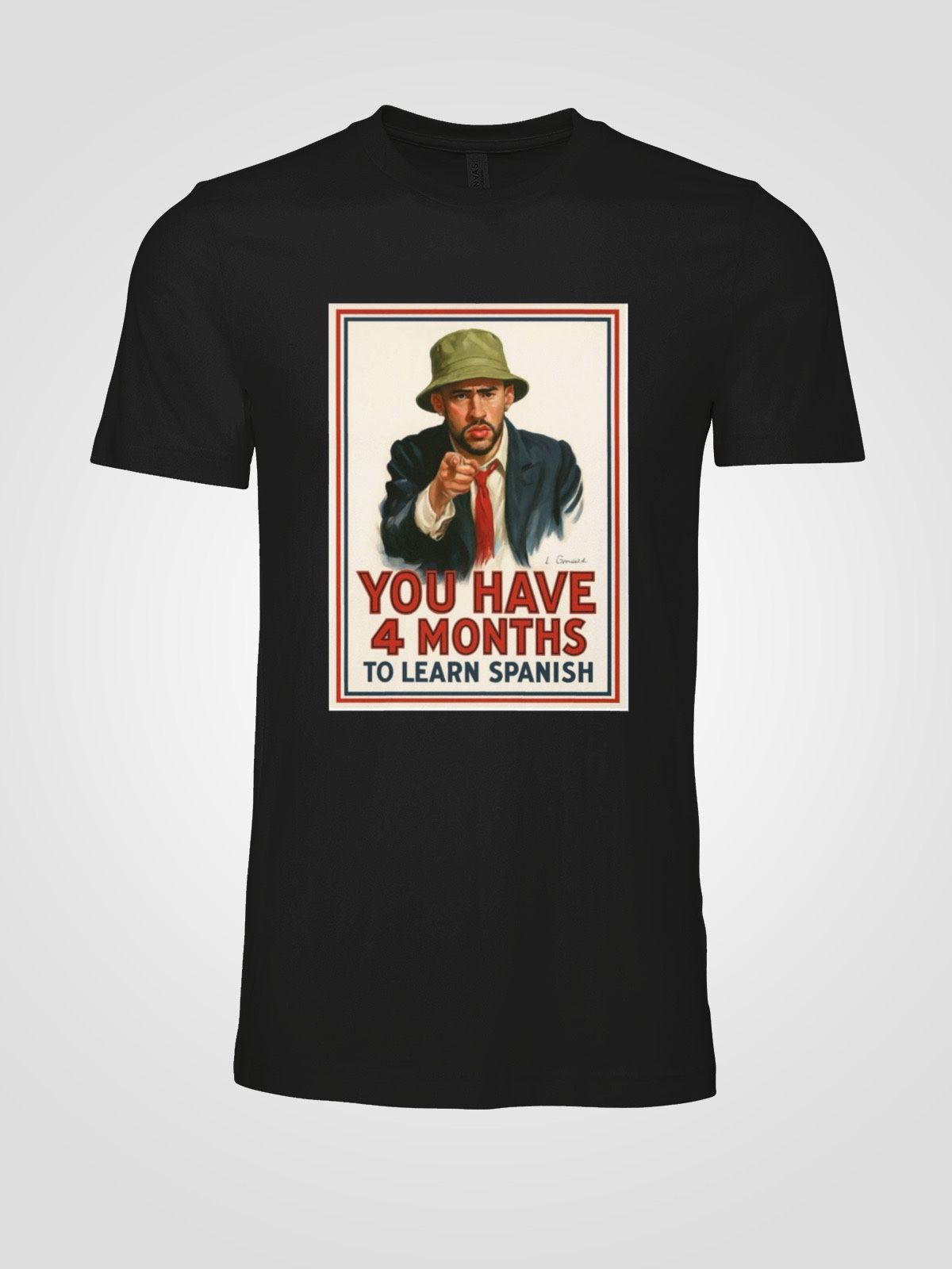 Bad Bunny Bowl Learn Spanish T-shirt