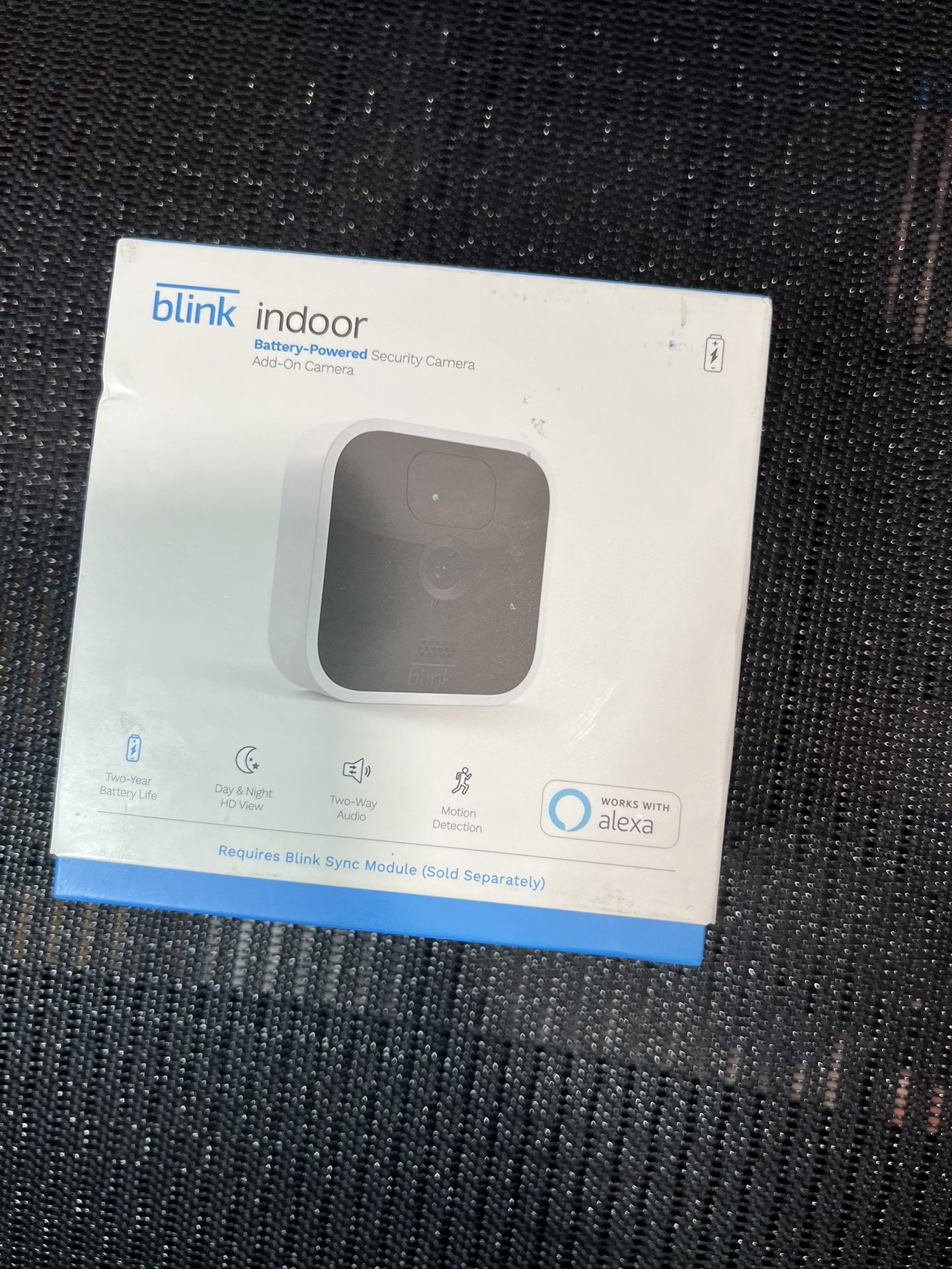 New Blink Indoor (3rd Gen) – wireless, HD security camera with two-year battery life, motion detection, and two-way audio