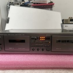 Yamaha K-60 Dual Cassette Deck Player and Recorder. Working, Clear Sound 