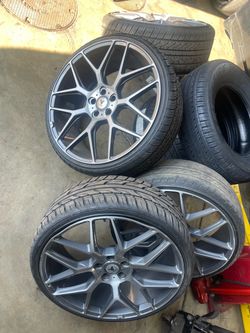 22” rims Ashanti black label