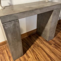 CB2 Concrete Coffee Table And Side Table $500