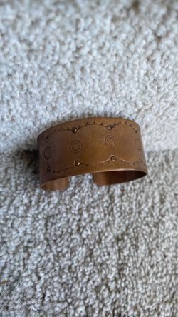 Copper bangles. Navajo.