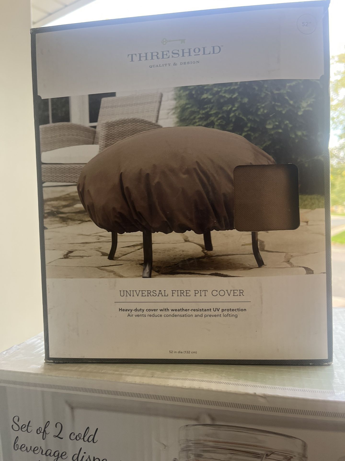 Universal fire pit cover