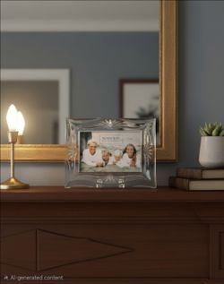 Marquis Waterford Crystal Rosselle Clear Crystal Photo Frame 3.5x5 Landscape