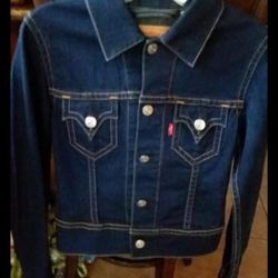 women's denim jacket.  practically new size small