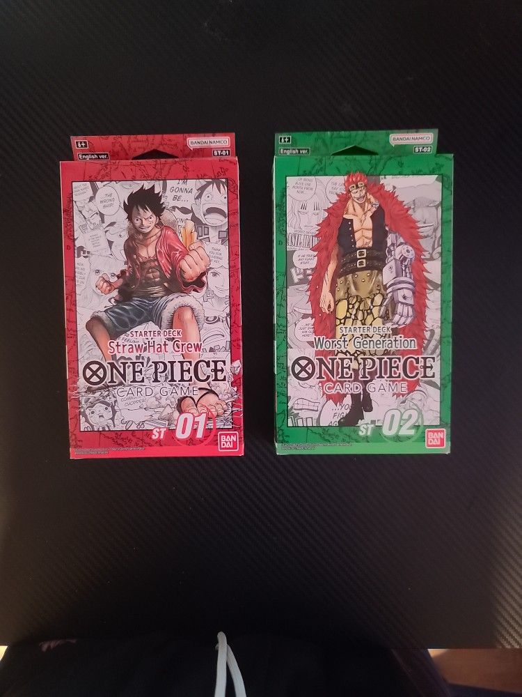 2 One Piece Card Game Starter Decks