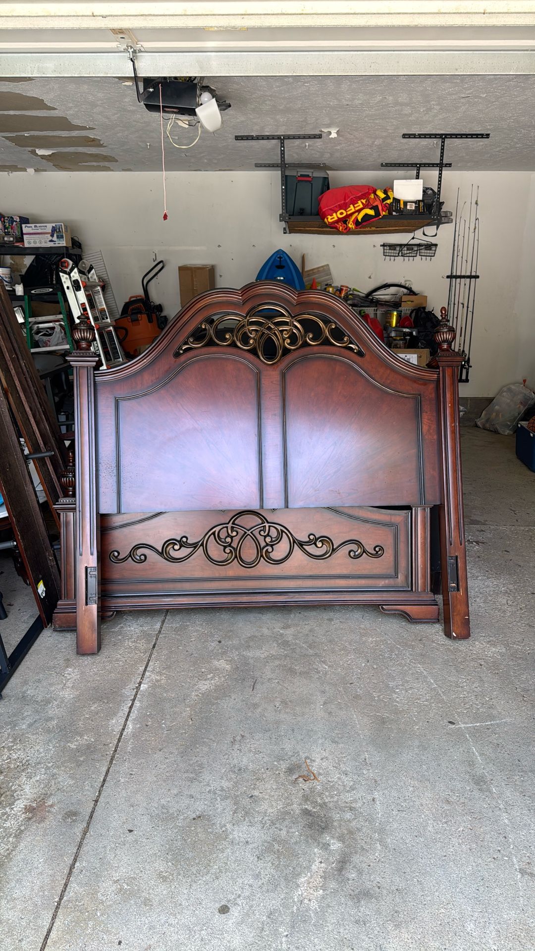 Queen Bed Frame With Head Board