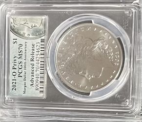   Morgan dollar Rare hundredth anniversary 2021 Advanced release