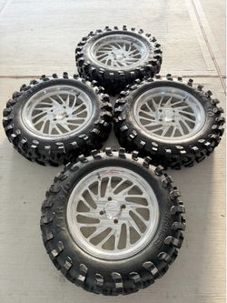 Trade or sale JTX Forged Centerfire Polished 22x7 & System 3 XTR370 X-Terrain Radial Tires 37x10-22