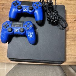 PS4 With Games And Controllers