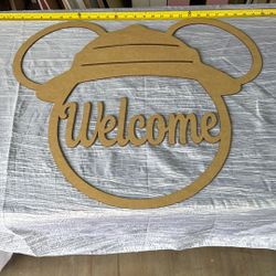 Safari Mickey 2’ Wood Laser Cut 