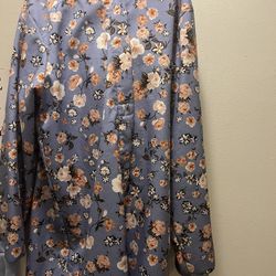 Girls Floral Jacket Size 14y