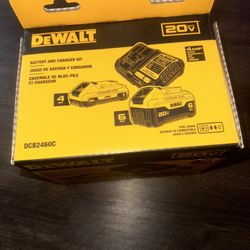 20V MAX Lithium-Ion 6.0Ah and 4.0Ah Battery and Charger Starter Kit