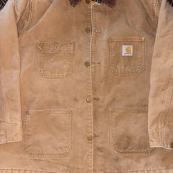 Carhartt 70s Detroit Chore Coat Size TROYSET Blanket Lining
