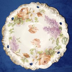 RARE VINTAGE PROV. SKE. ES GERMANY CHINA ROSE BOWL 