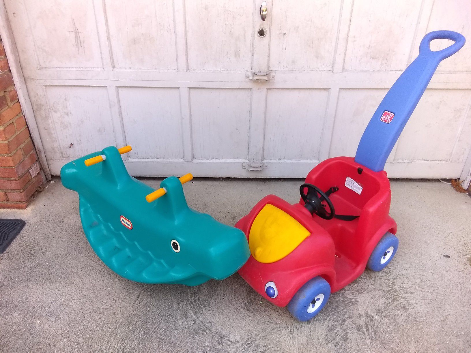 Seesaw and pushcar