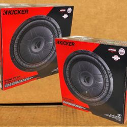 Kicker CompVT Bass System 2 x 12" Shallow Subwoofers 1800 Watts Package CVT12 🚨 Payment Options Available 🚨 No Credit Needed 🚨 