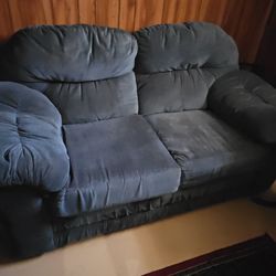 Loveseat and chair