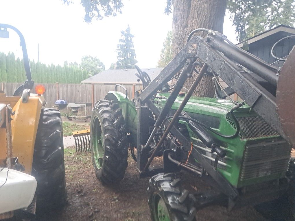 Yanmar Diesel 4x4 Tractor Mdl#3t84a -LP Manual Trans 2 Stick Control For Front Loader Runs ,drives,operates.