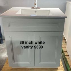 36in Bathroom Vanity With Top And Faucet