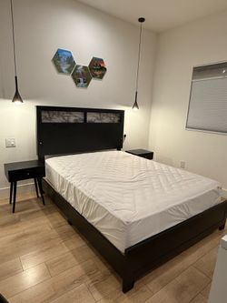 Queen Size Bookcase Bed Frame