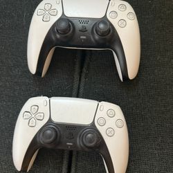 2 PS5 Controllers With Stick Drift