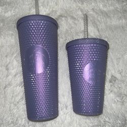 Brand New Starbucks Lilac Venti And Grande Tumbler 