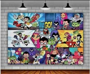 Teen Titans Go  Backdrops 5x7ft