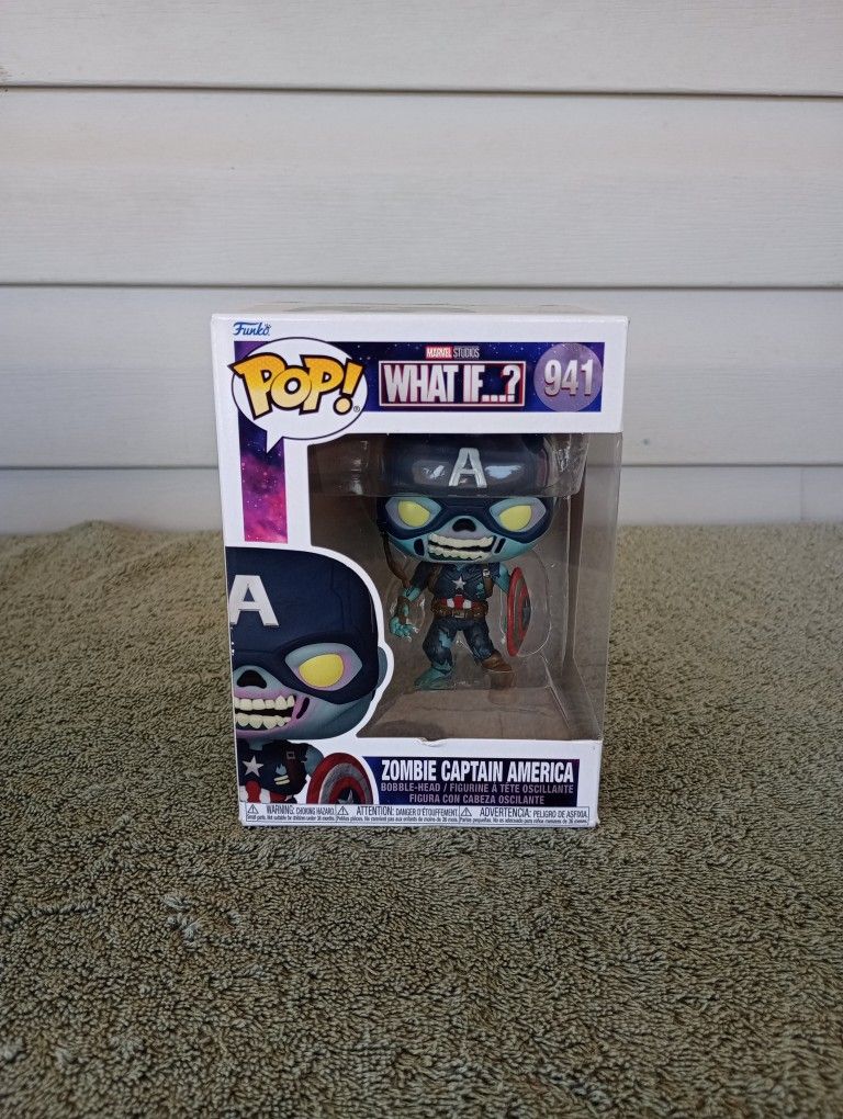 Funko Pop! MARVEL Studio What If...? - ZOMBIE CAPTAIN AMERICA #941