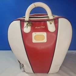 Vintage Bruinswick Bowling Bag Red / White