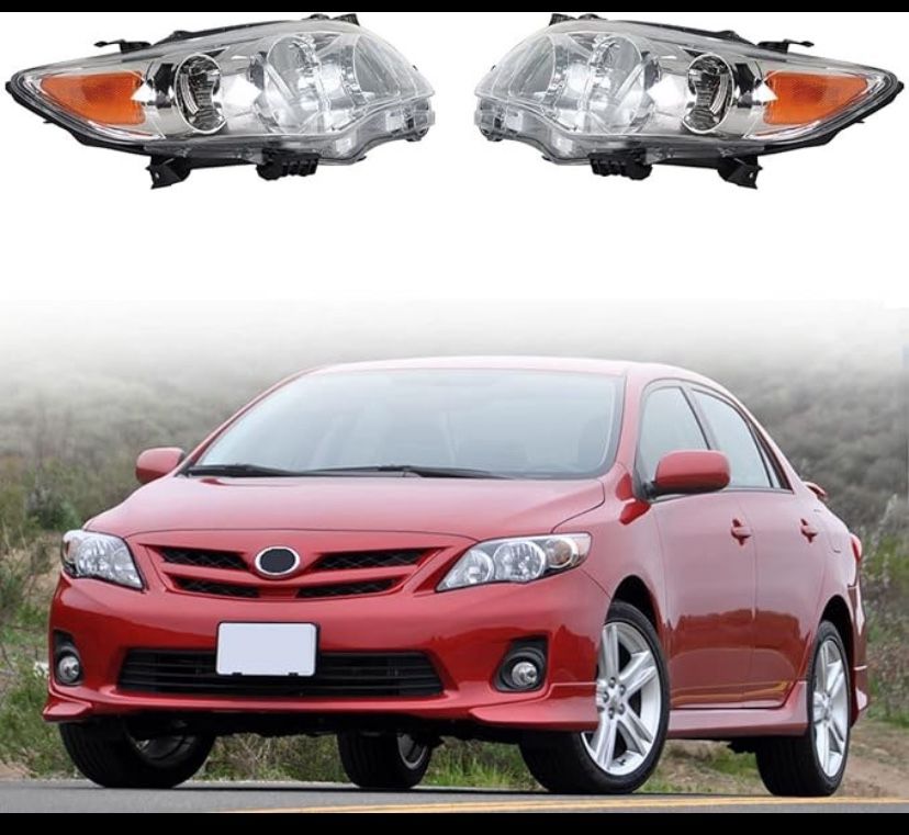 similar ) ABLT Faros delanteros de repuesto para 2011 2012 2013 Corolla S L LE CE XLE XRS proyector conjunto de faros delanteros izquierdo del lado de