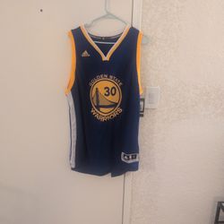 Golden State Warriors Stephen Curry #30 Basketball Jersey Large