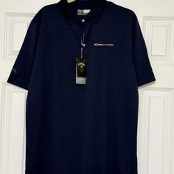 CALLAWAY Opti-Dri GOLF SHIRT Ford Escape Logo LARGE Blue NEW w/ TAGS