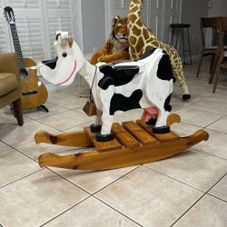 Farmhouse Rocking Cow