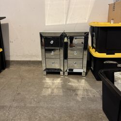 Glass Night Stands MOVING NEED GONE ASAP