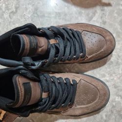 Leo Baker Nike Skateboard shoes/ Nike Men Dunks High Retro Shoes in White